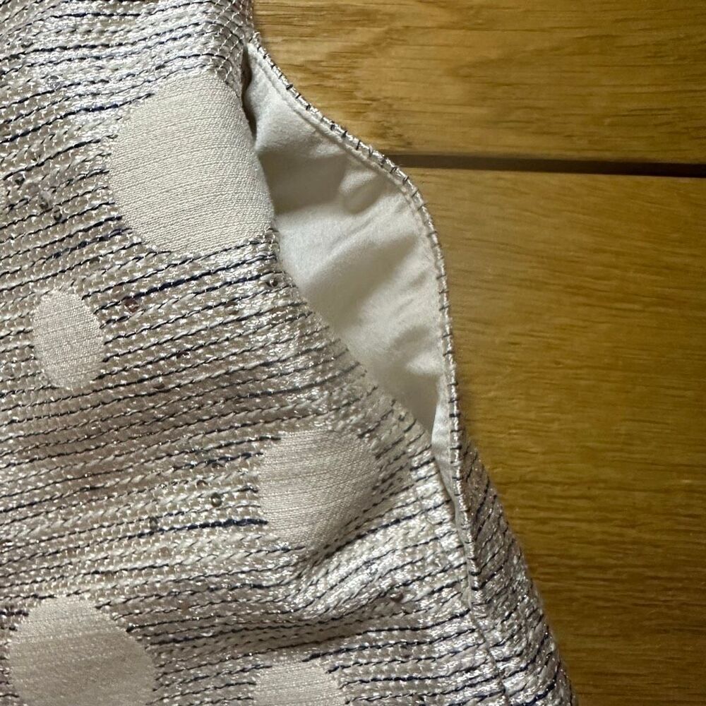 Maeve Anthropologie Anya dotted jacquard mini skirt 10 sequin - Picture 12 of 16